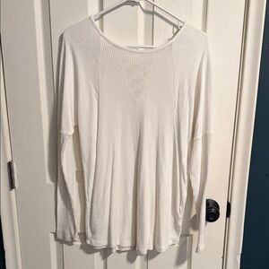 🌵SO Women's White Long Sleeve Sweater